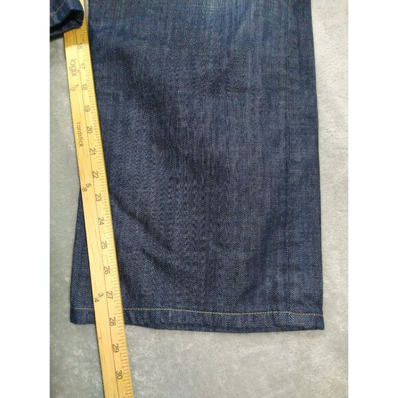Citizens of Humanity Jeans 40x28 Blue Denim Perfect Relaxed Straight Dark Wash - Picture 5 of 12